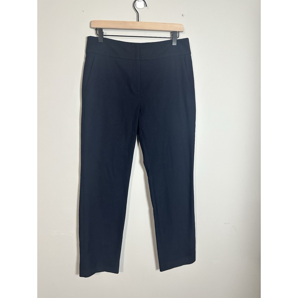 MAX&Co. Max Mara Navy Blue Tailored Straight Leg Trousers - Size 8 US / 44 IT